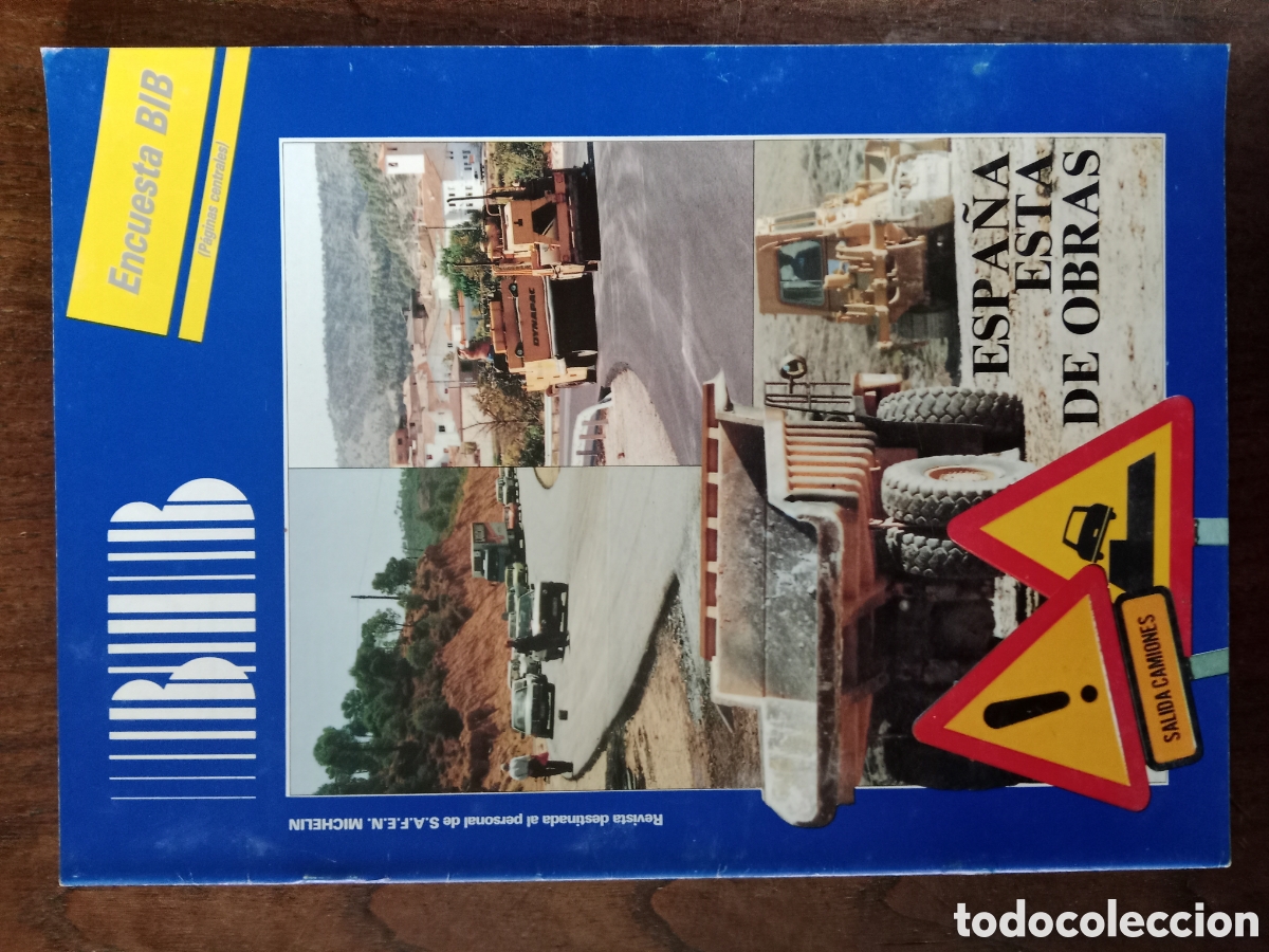 Coches: Revista Bib Michelin n. 69 de 1989 autom&oacute;vil neum&aacute;tico