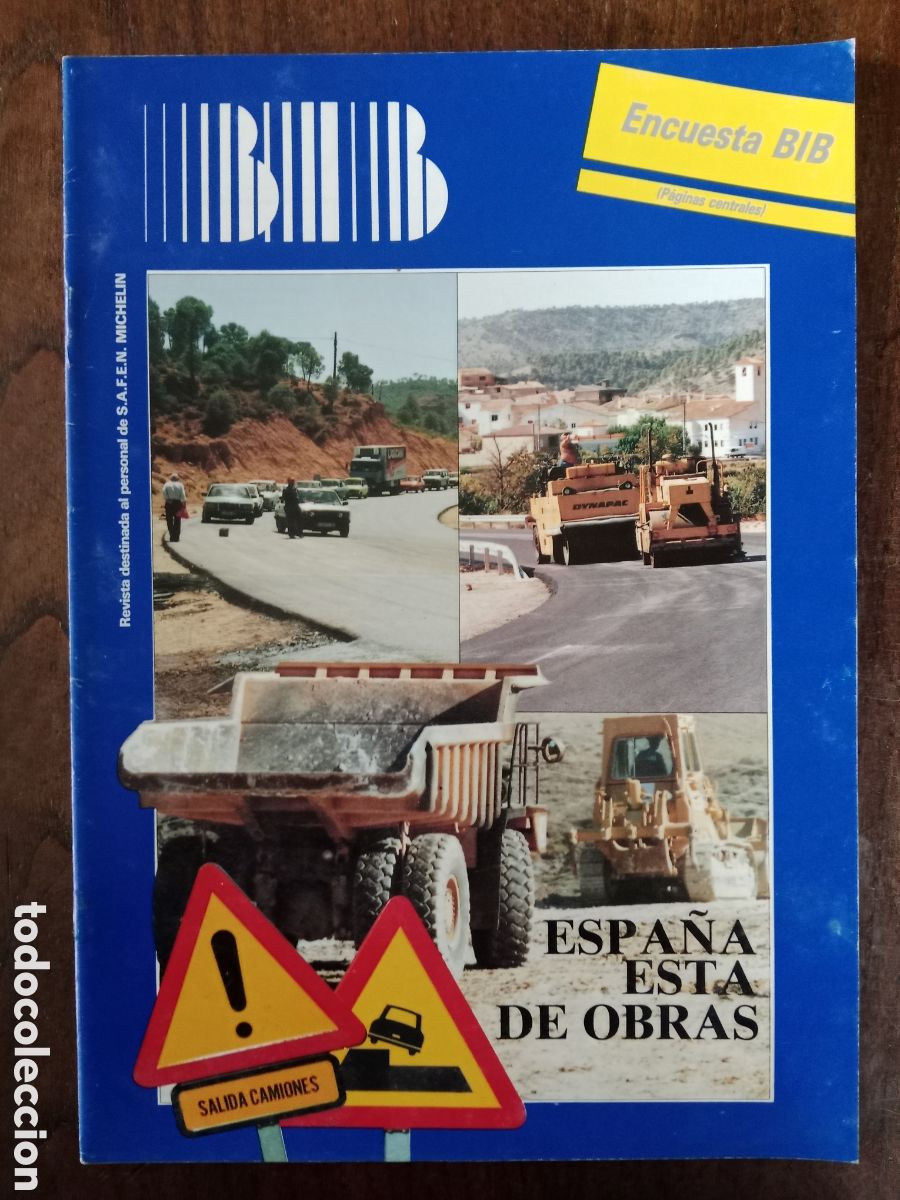 Coches: Revista Bib Michelin n. 69 de 1989 autom&oacute;vil neum&aacute;tico