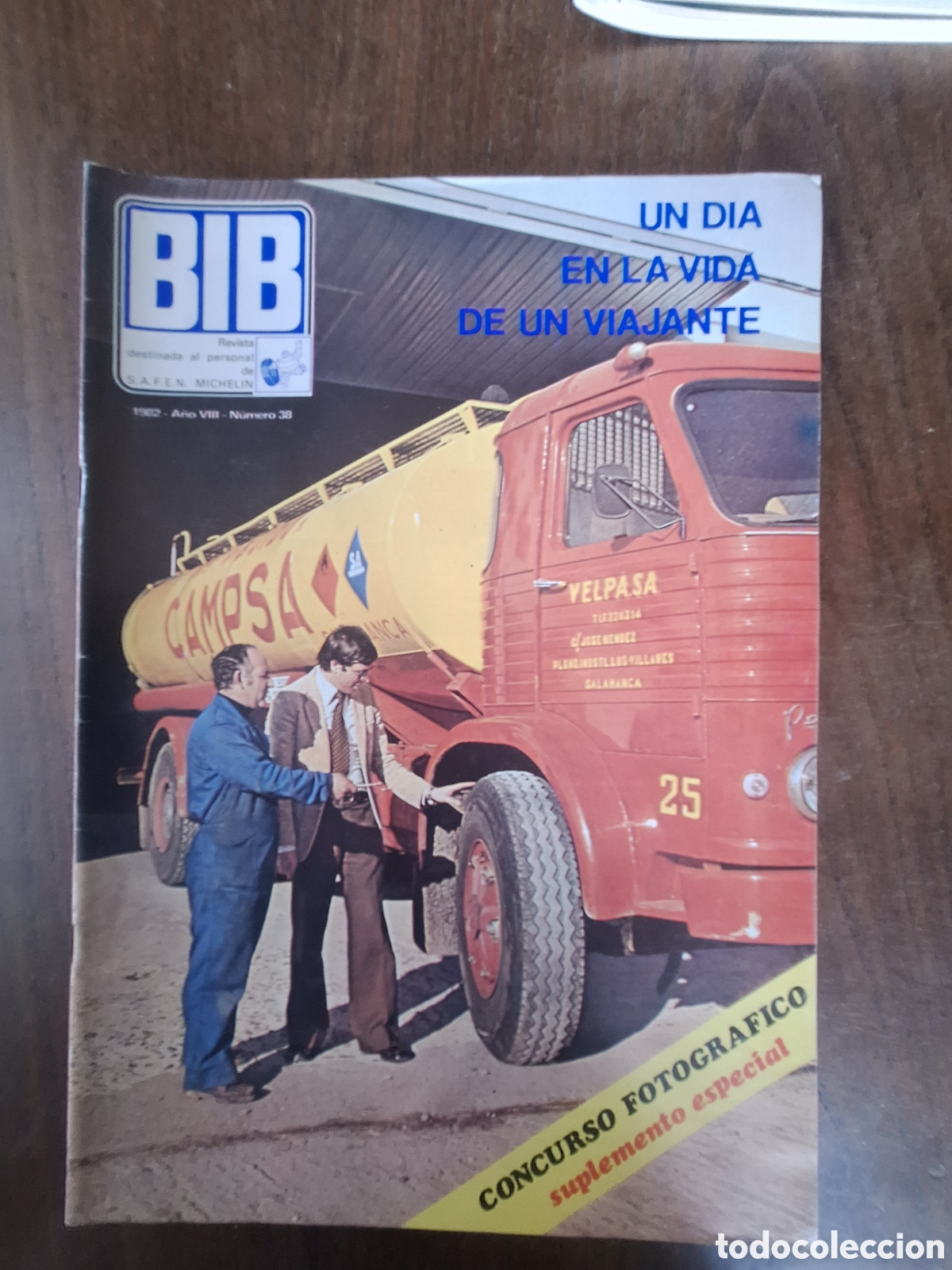 Coches: Revista bib n. 38 de 1982 neum&aacute;ticos michel&iacute;n autom&oacute;vil
