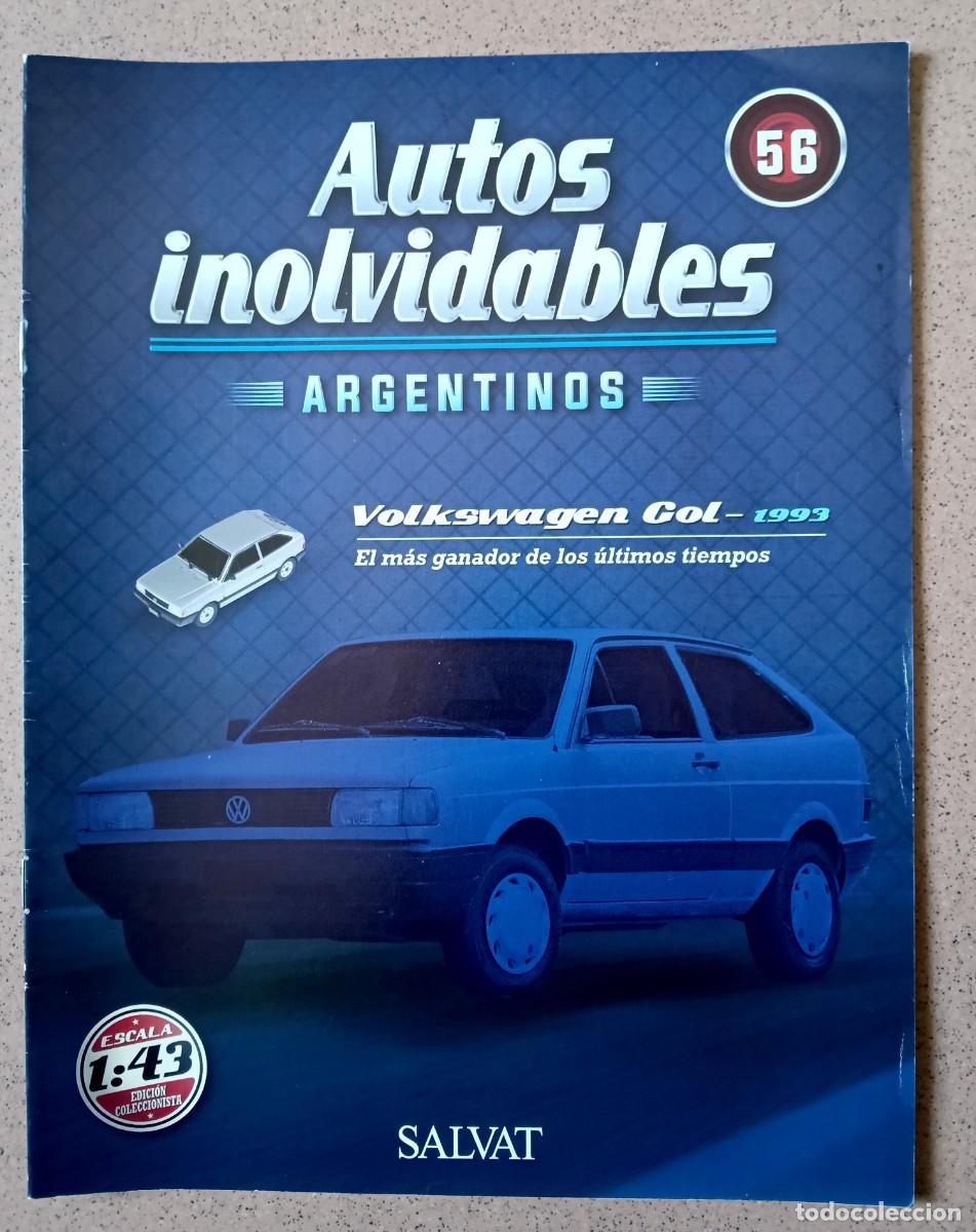 Coches: Fasc&iacute;culo 56 VOLKSWAGEN GOL (1993) Autos inolvidables argentinos Salvat Nuevo