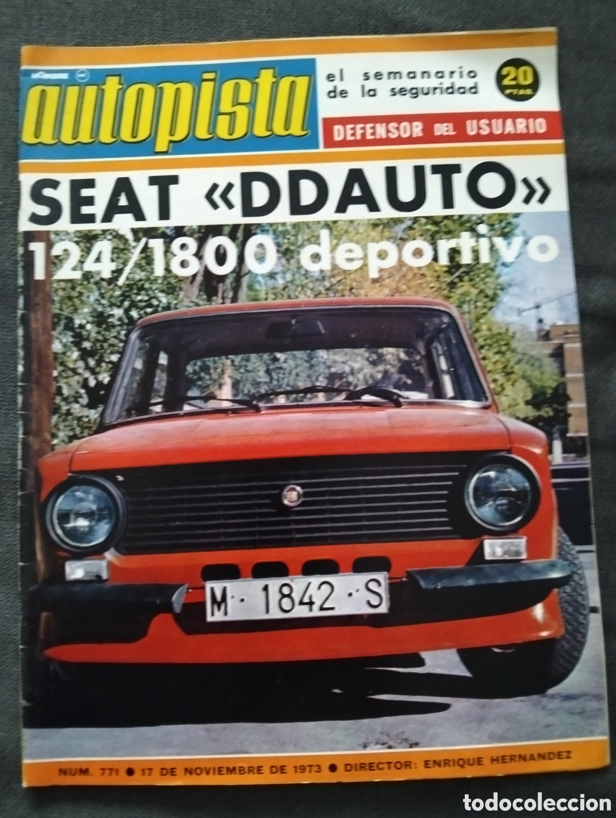 Coches: AUTOPISTA SEAT DDAUTO 124/1800
