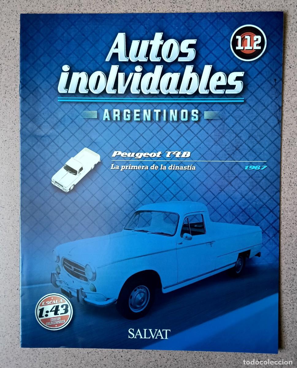Coches: Fasc&iacute;culo 112 PEUGEOT T4B (1967) Autos inolvidables argentinos Salvat Nuevo