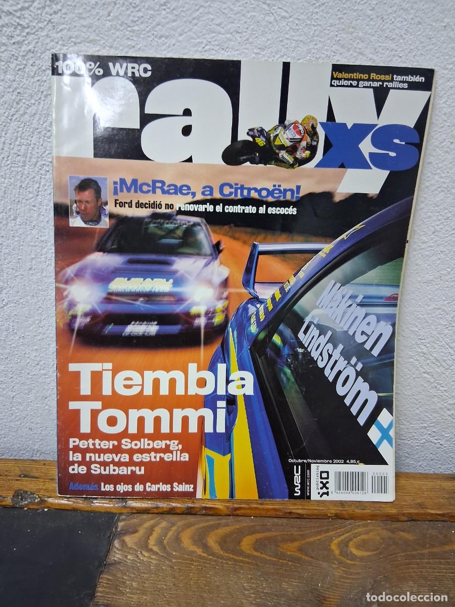 Coches: Revista coche Rally XS Petter Solberg Subaru McRae Carlos Sainz Richard Burns
