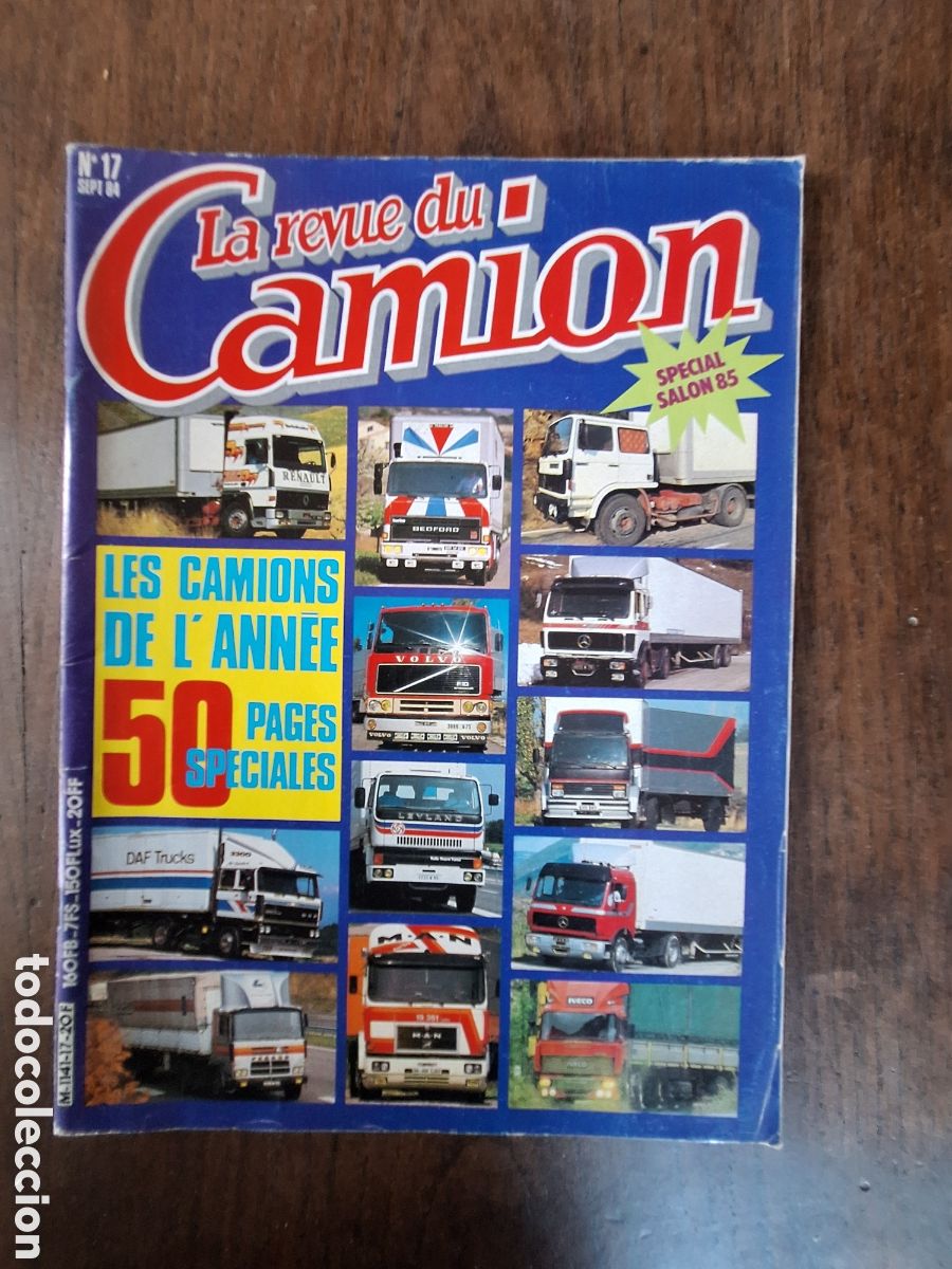 Coches: Revista du camion n&deg; 17 de 1984 Renault volvo pegado iveco Mercedes benz