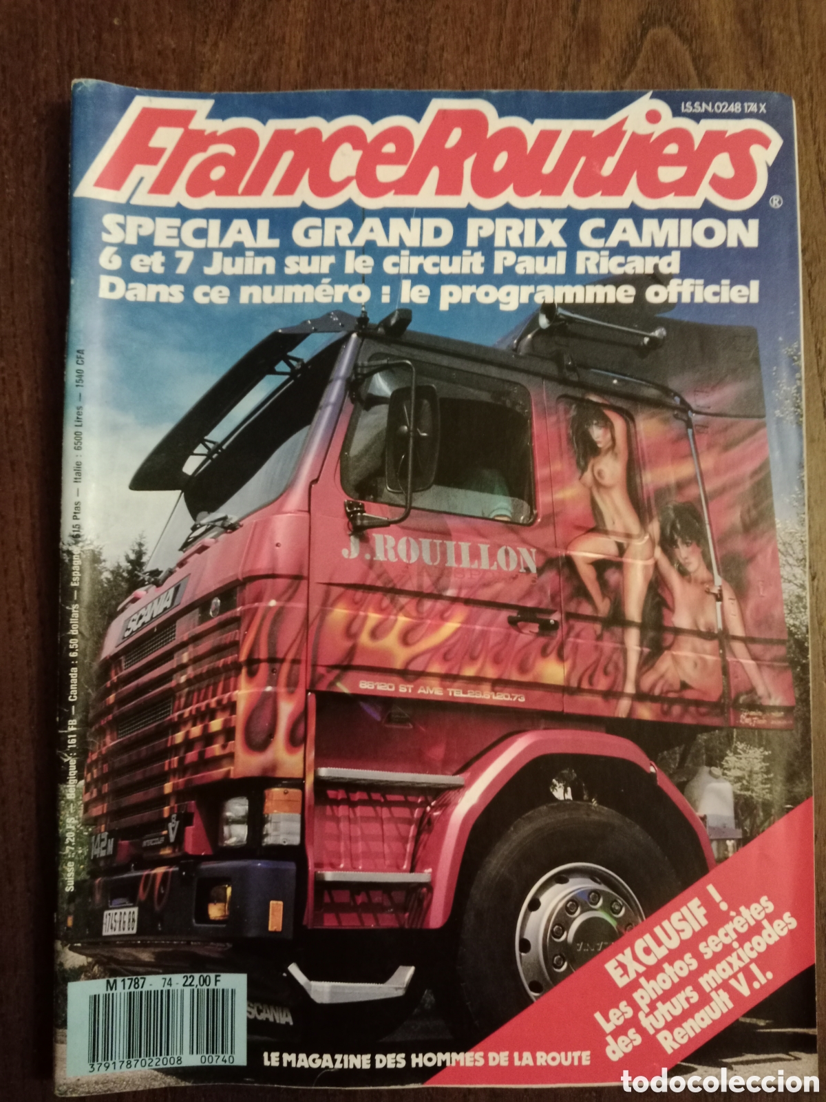 Coches: Franc&eacute; routiers n. 74 de 1987 cami&oacute;n Pegaso tecno