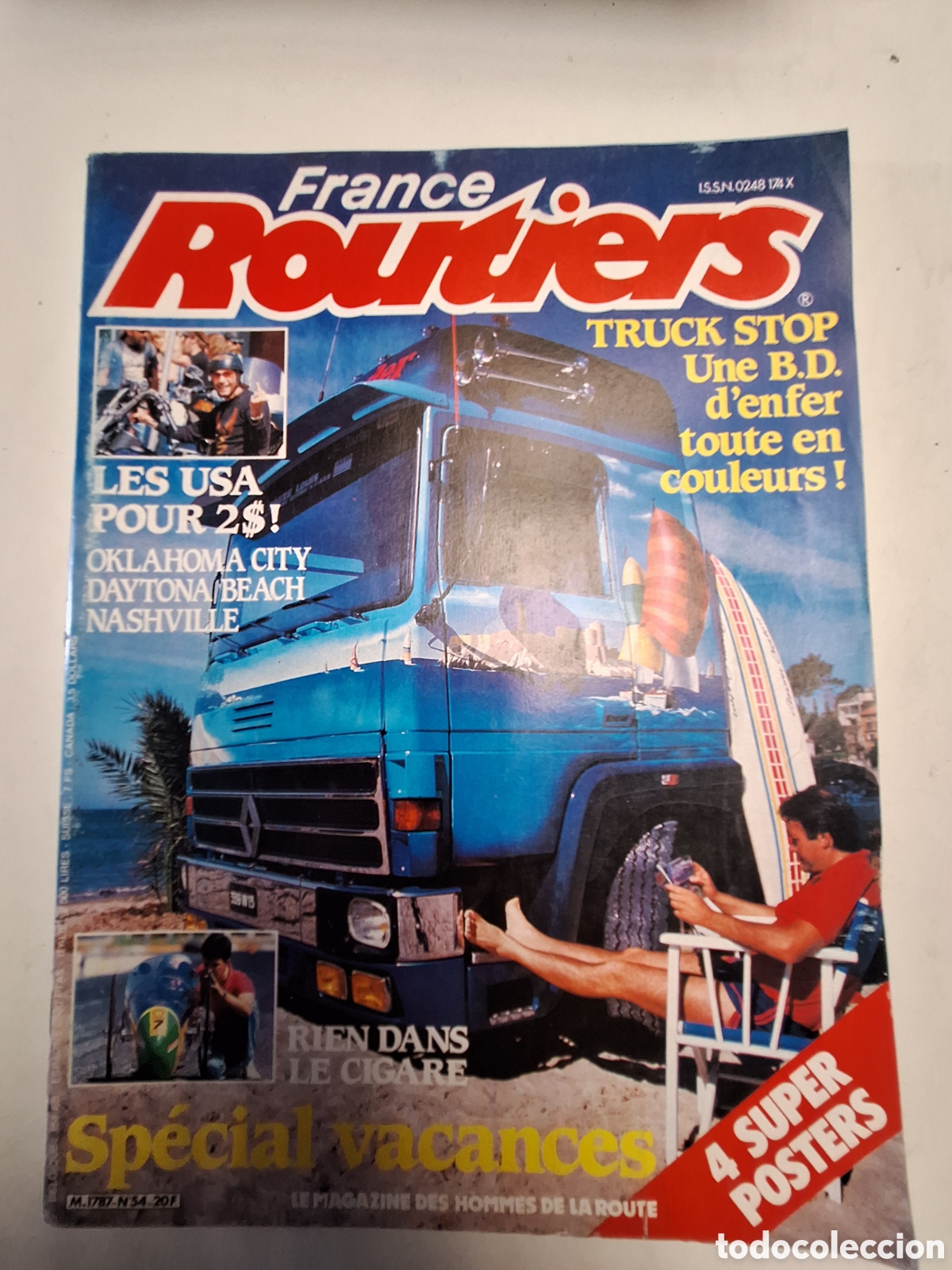 Coches: Revista france routiers n. 54 camion Mercedes