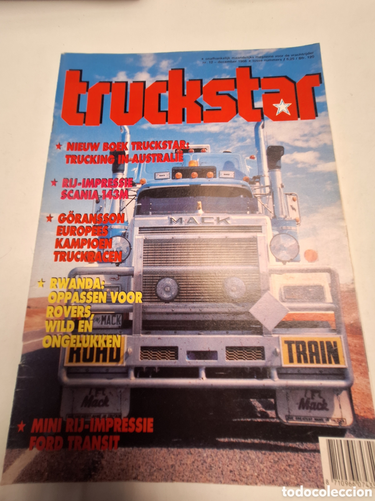 Coches: Revista truckstar n. 12 de 1988 camion scania