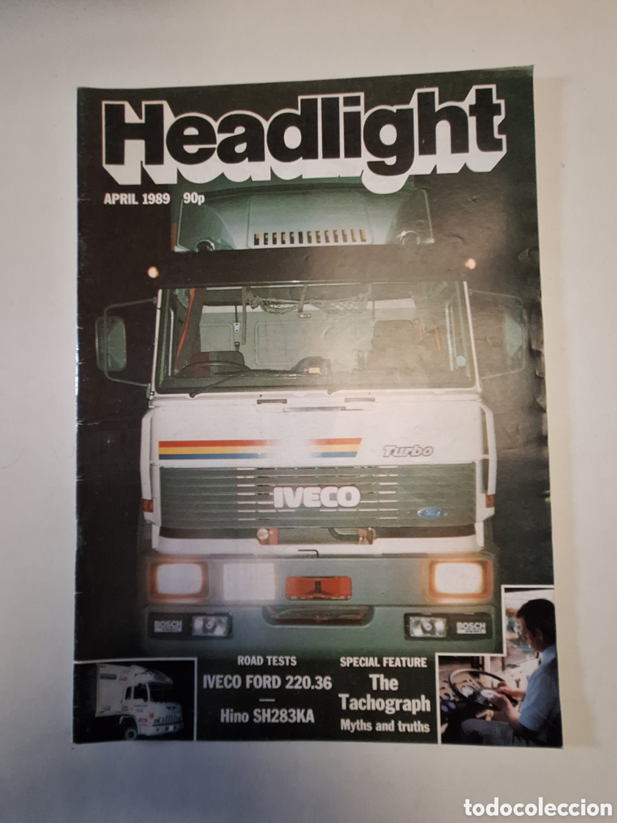 Coches: Revista headlight abril 1989 camion iveco