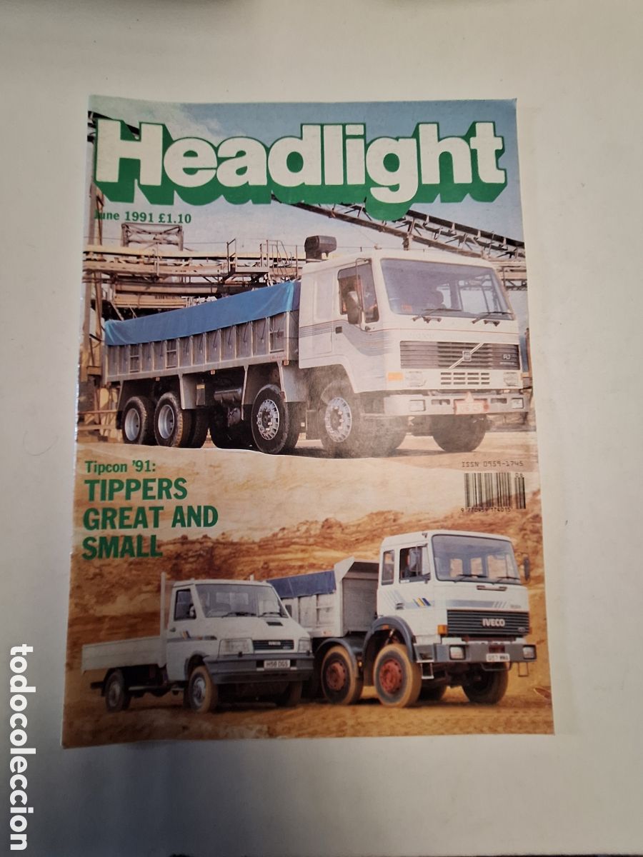 Coches: Revista headlight junio 1991 camion leyland daf