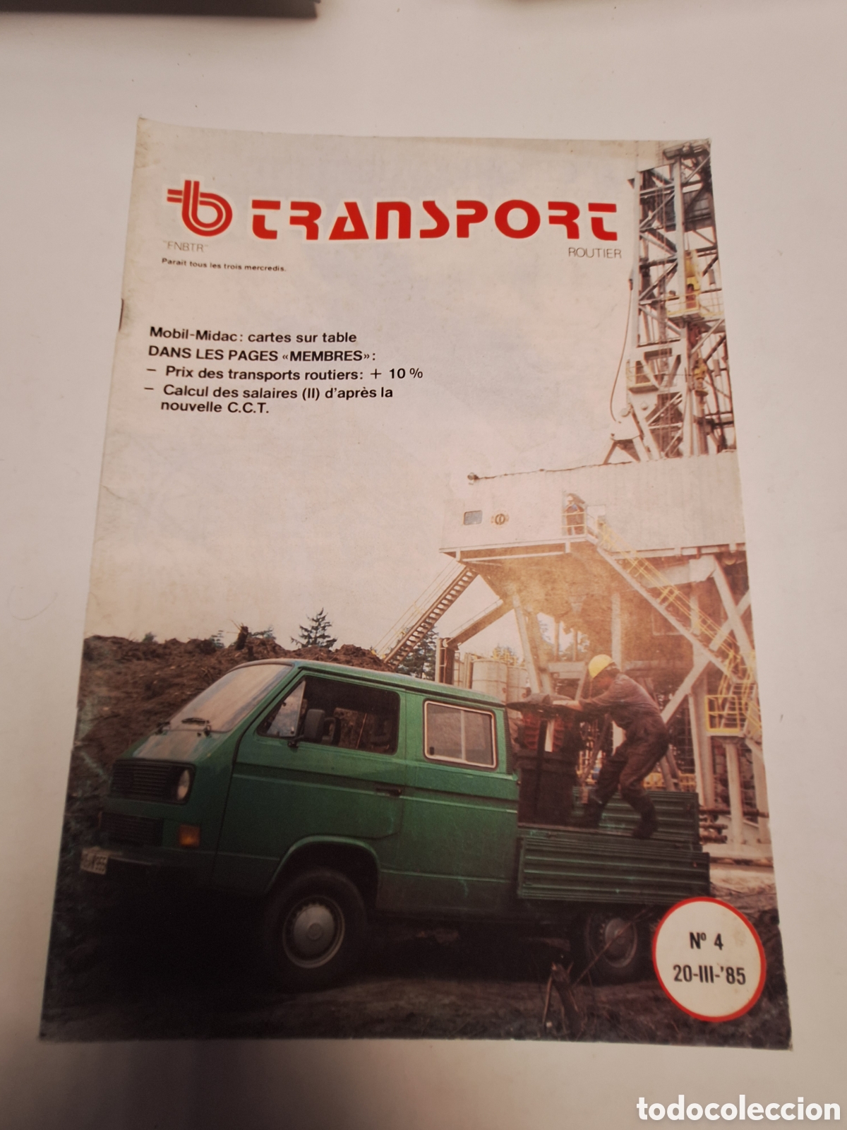 Coches: Revista transport routier n. 4 de 1984 camion