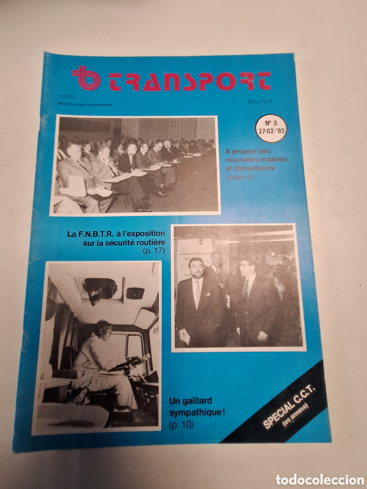 Coches: Revista transport routier n. 3 de 1985 camion
