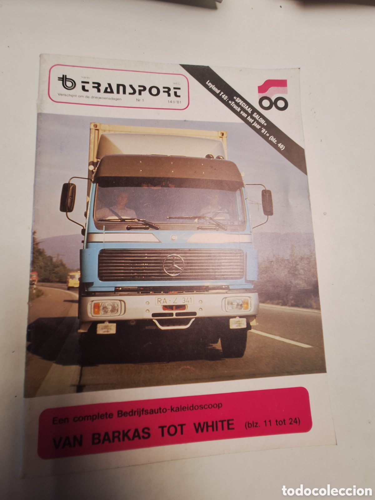 Coches: Revista transport n. 1 de 1981 camion