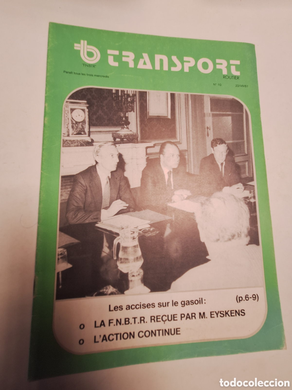 Coches: Revista transport routier n. 10 de 1981 camion