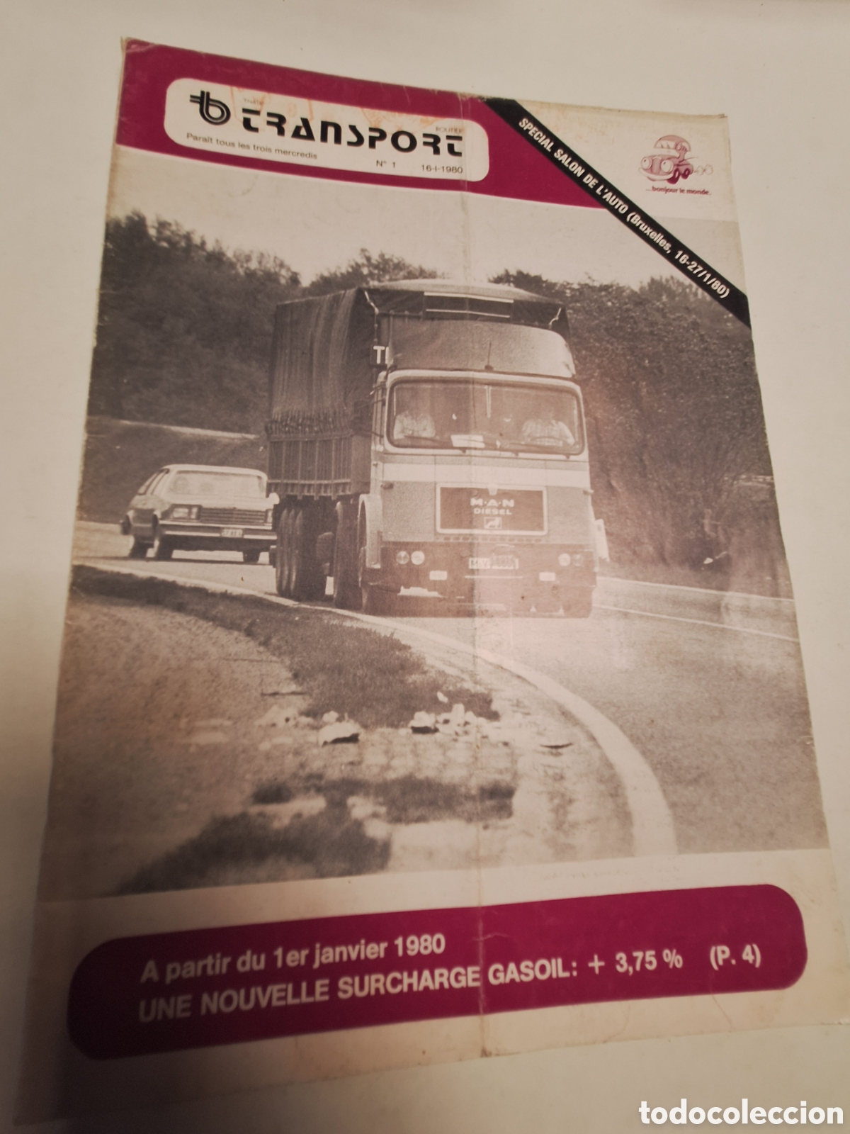 Coches: Revista transport routier n. 1 de 1980 camion