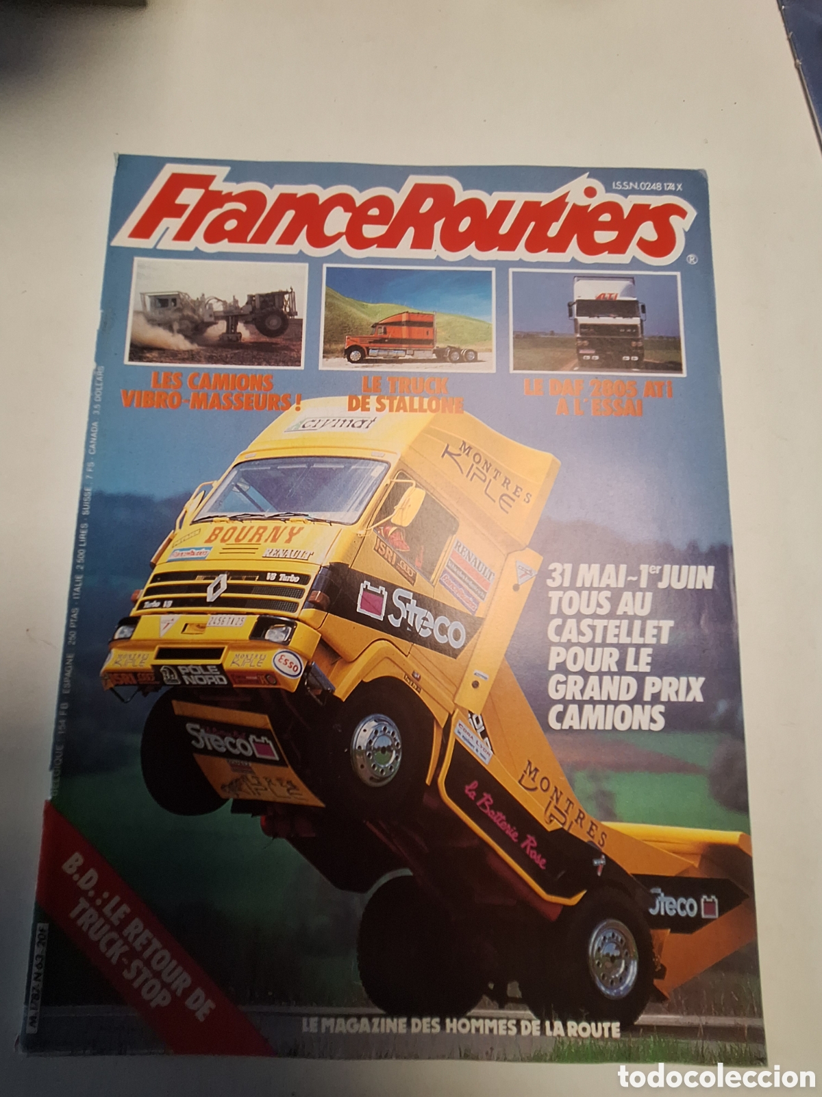 Coches: Revista france routiers n. 63 camion daf