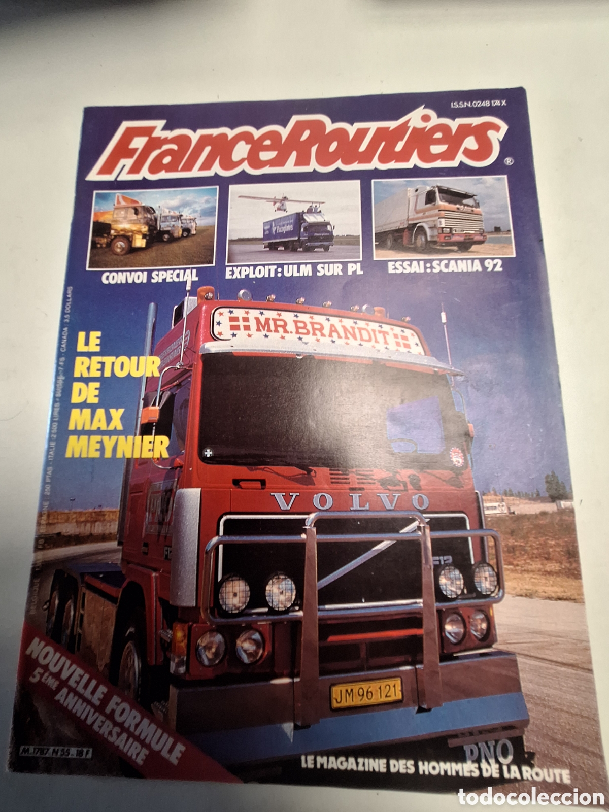 Coches: Revista france routiers n. 55 camion scania