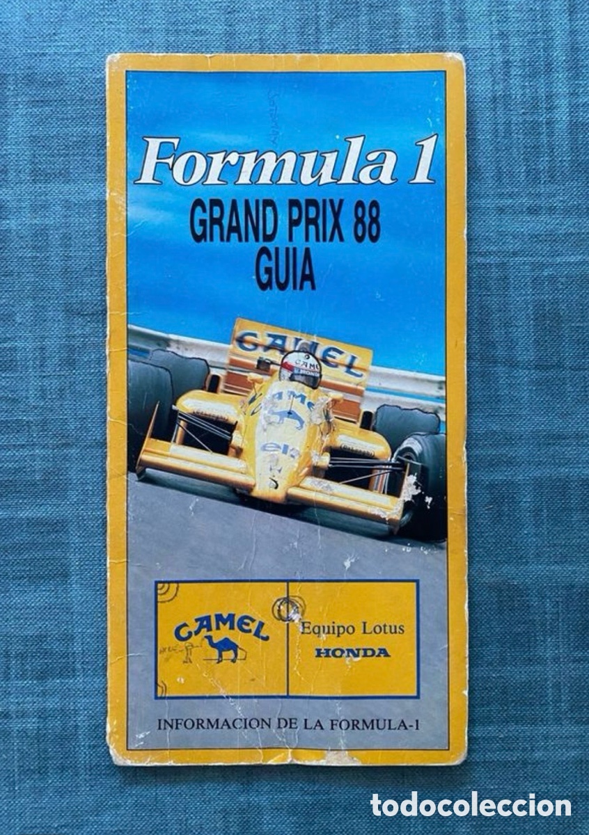 Coches: GUIA GRAND PRIX 88 - FORMULA 1- CAMEL LOTUS HONDA