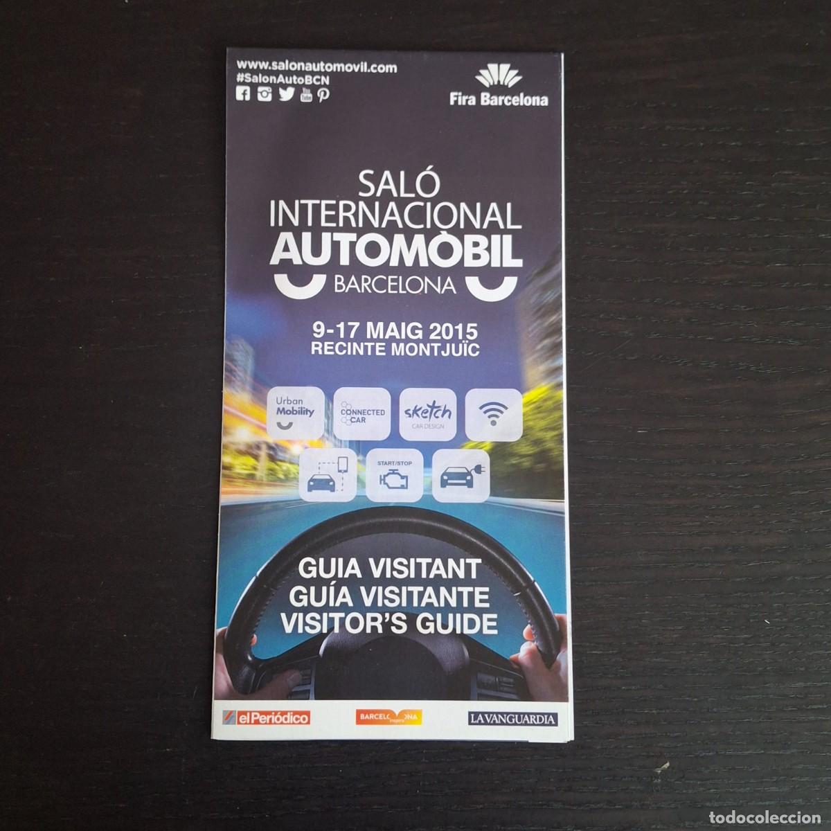 Coches: SALON INTERNACIONAL AUTOMOVIL BARCELONA 2015 - GUIA VISITANTE PLANO LISTA EXPOSITORES