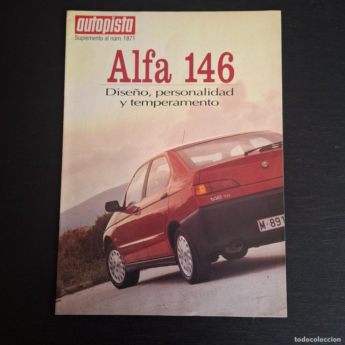 Coches: SUPLEMENTO REVISTA AUTOPISTA - ALFA ROMEO 146 - 24 PAGINAS
