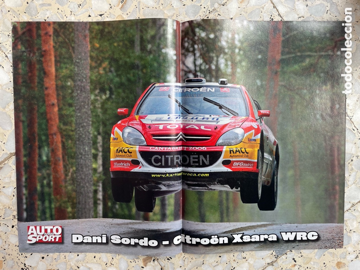 Coches: P&oacute;ster Dani Sordo con Citroen Xsara WRC