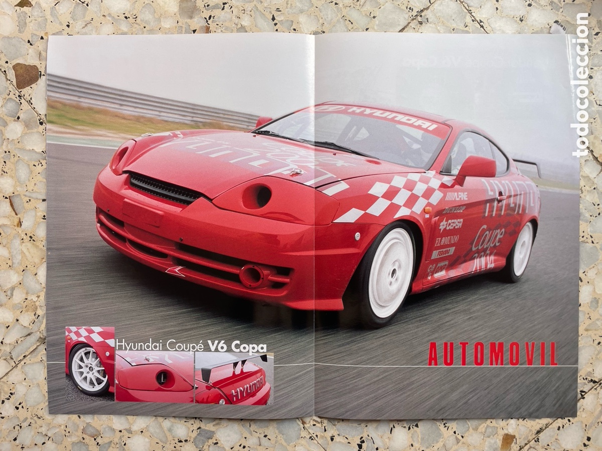Coches: P&oacute;ster Huundai Coupe V6 Copa
