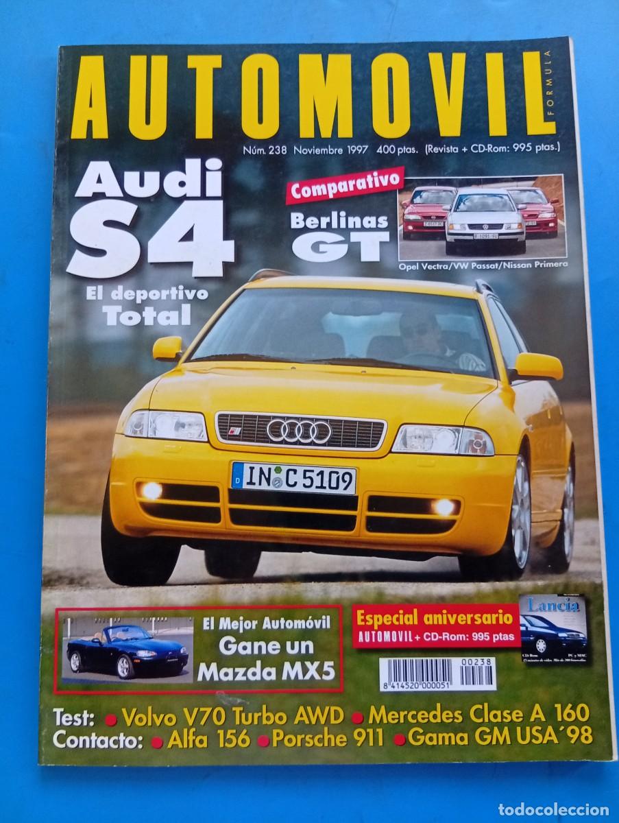 Coches: AUTOMOVIL. N&ordm; 238. A&Ntilde;O 1997. VOLVO V70 AWD. BERLINAS 4X4. NISSAN PRIMERA GT. OPEL VECTRA.... LEER.