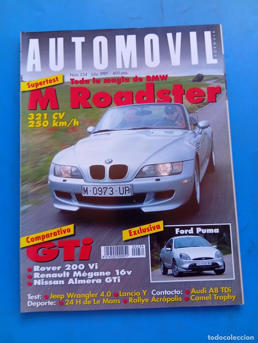 Coches: AUTOMOVIL. N&ordm; 234. A&Ntilde;O 1997. TODA LA MAGIA DE BMW. ROVER 200 VI. RENAULT MEGANE 16V. NISSAN... LEER.