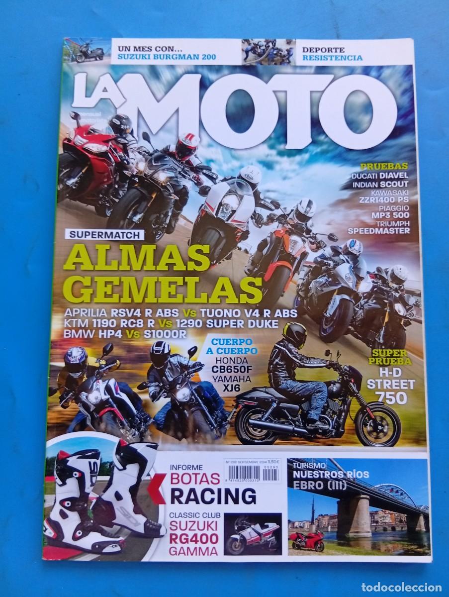 Coches: LA MOTO. N&ordm; 293. A&Ntilde;O 2014. PRUEBA : TRIUMPH SPEEDMASTER. DUCATI DIAVEL. PIAGGIO MP3 500 ... LEER