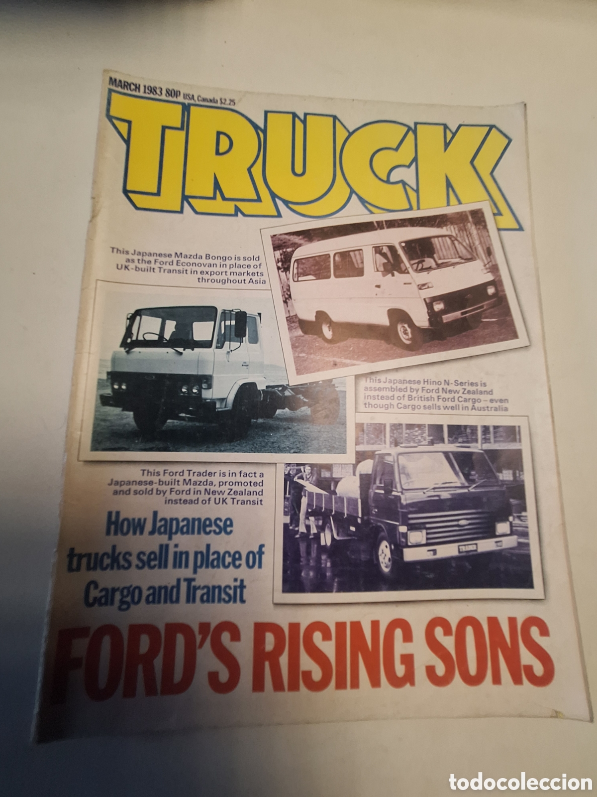 Coches: Revista Truck de 1983 camion