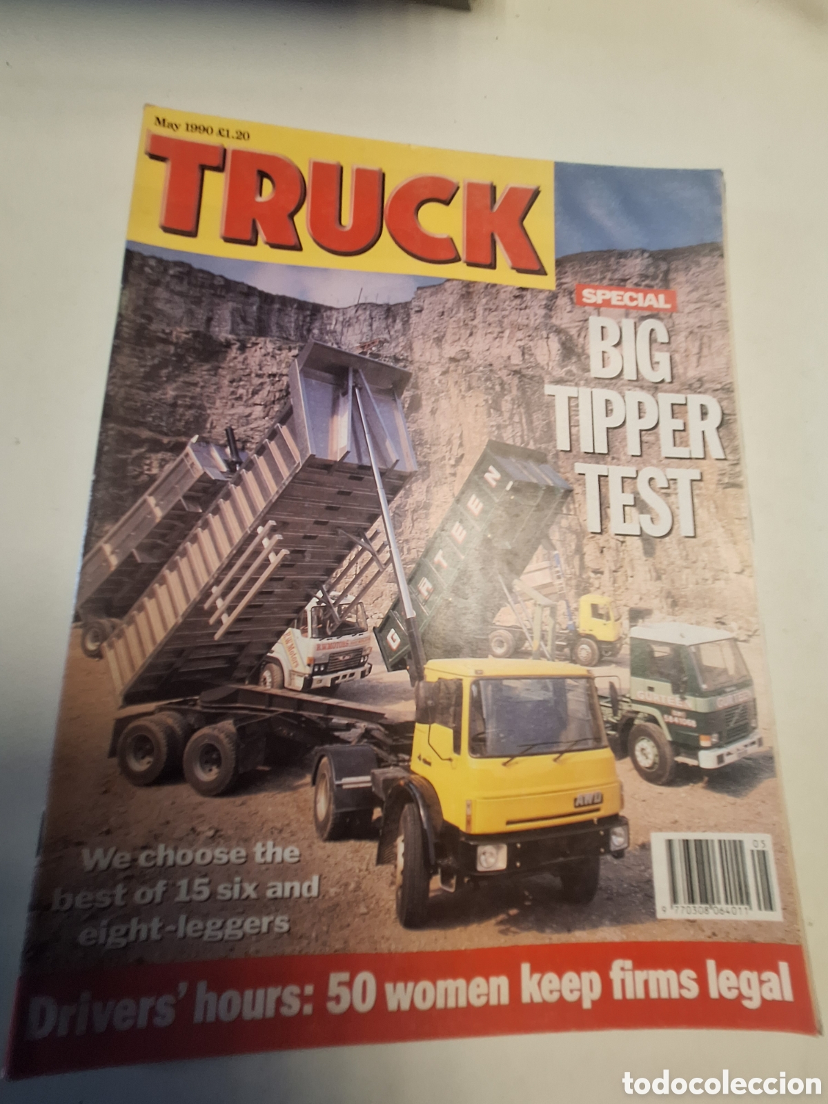 Coches: Revista truck de 1990 camion volvo