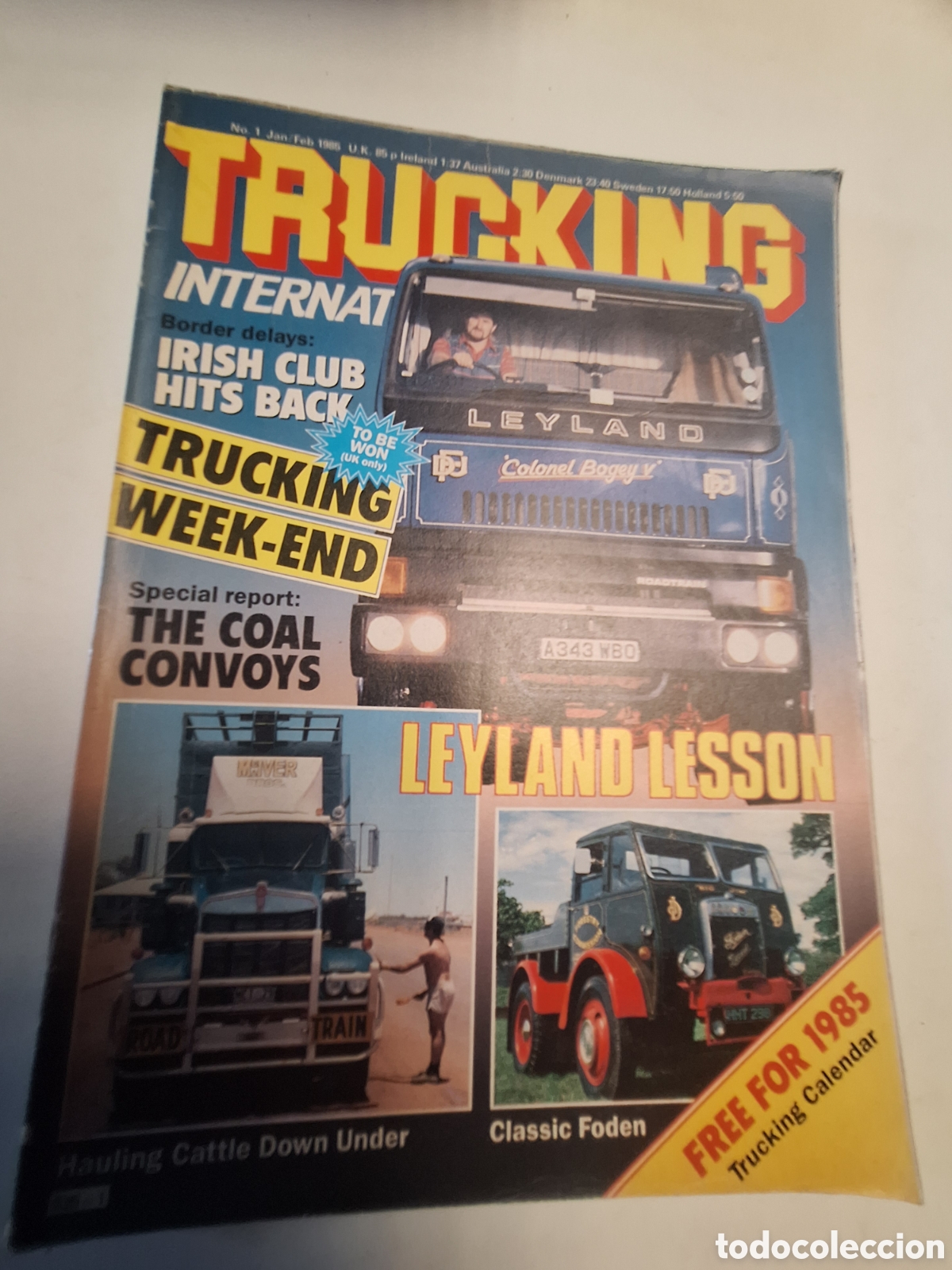 Coches: Revista trucking n. 1 de 1985 camion