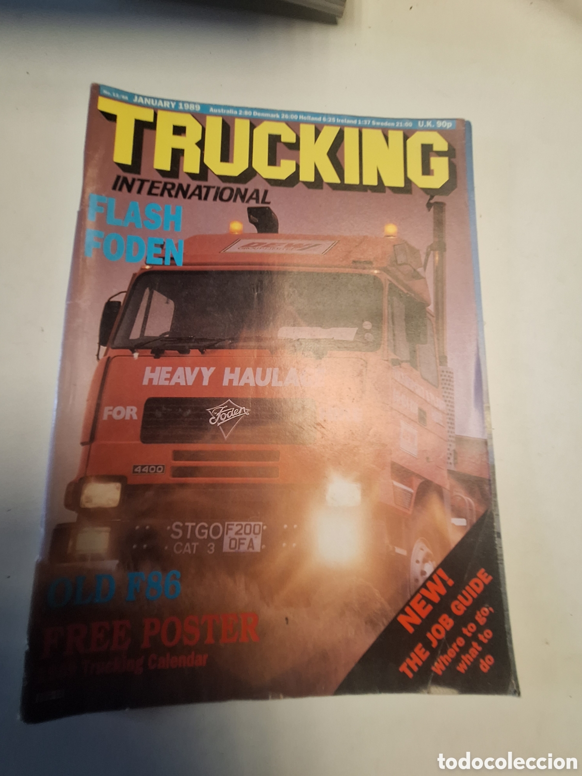 Coches: Revista trucking de enero 1989 camion