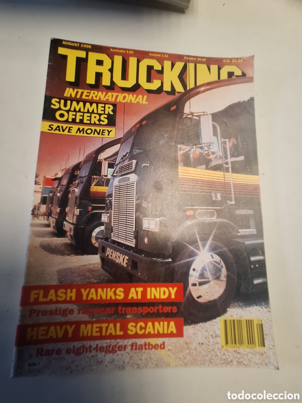 Coches: Revista trucking de agosto 1990 camion