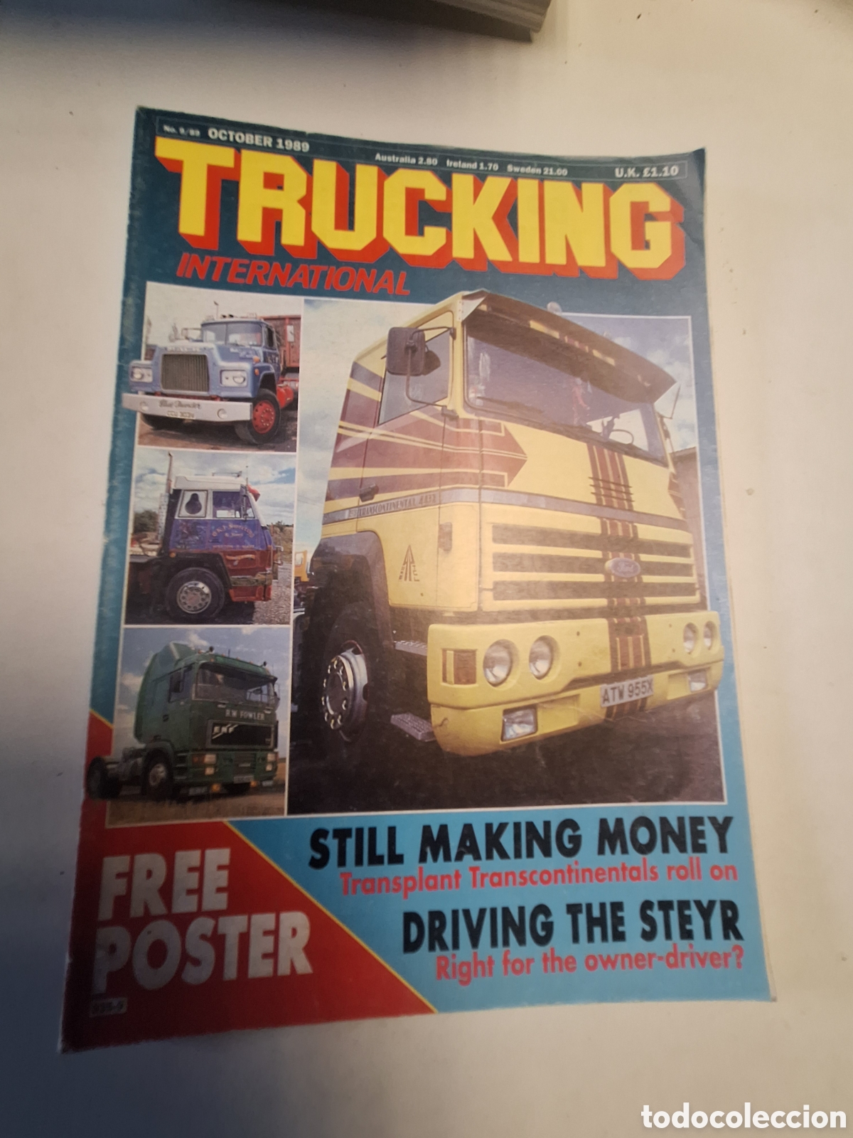 Coches: Revista trucking de octubre 1989 camion