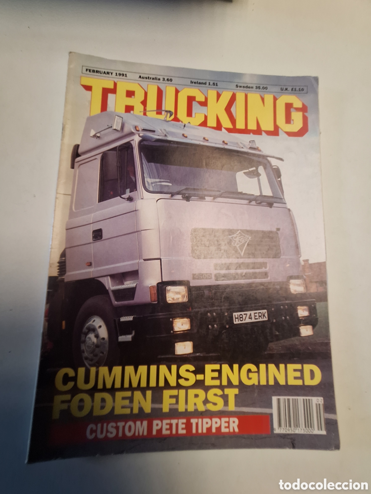 Voitures: Revista trucking de febrero 1991 camion