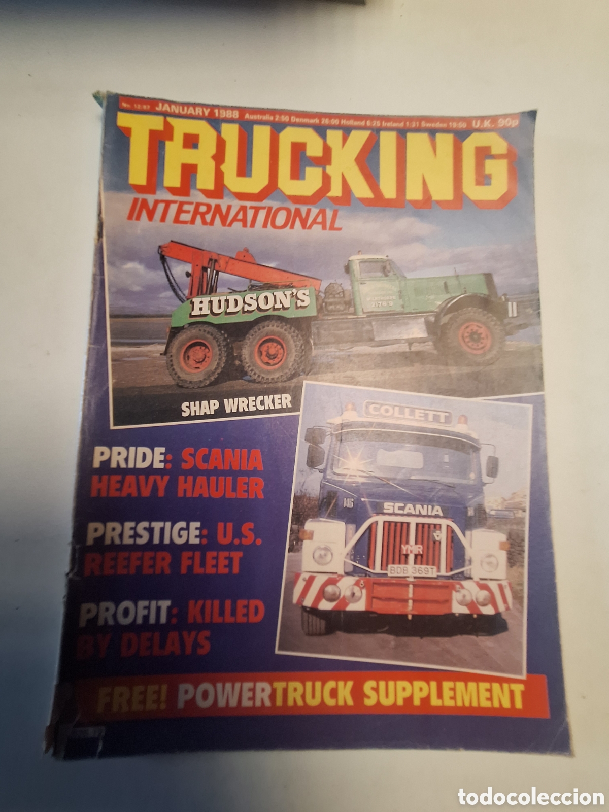 Voitures: Revista trucking de enero 1988 camion