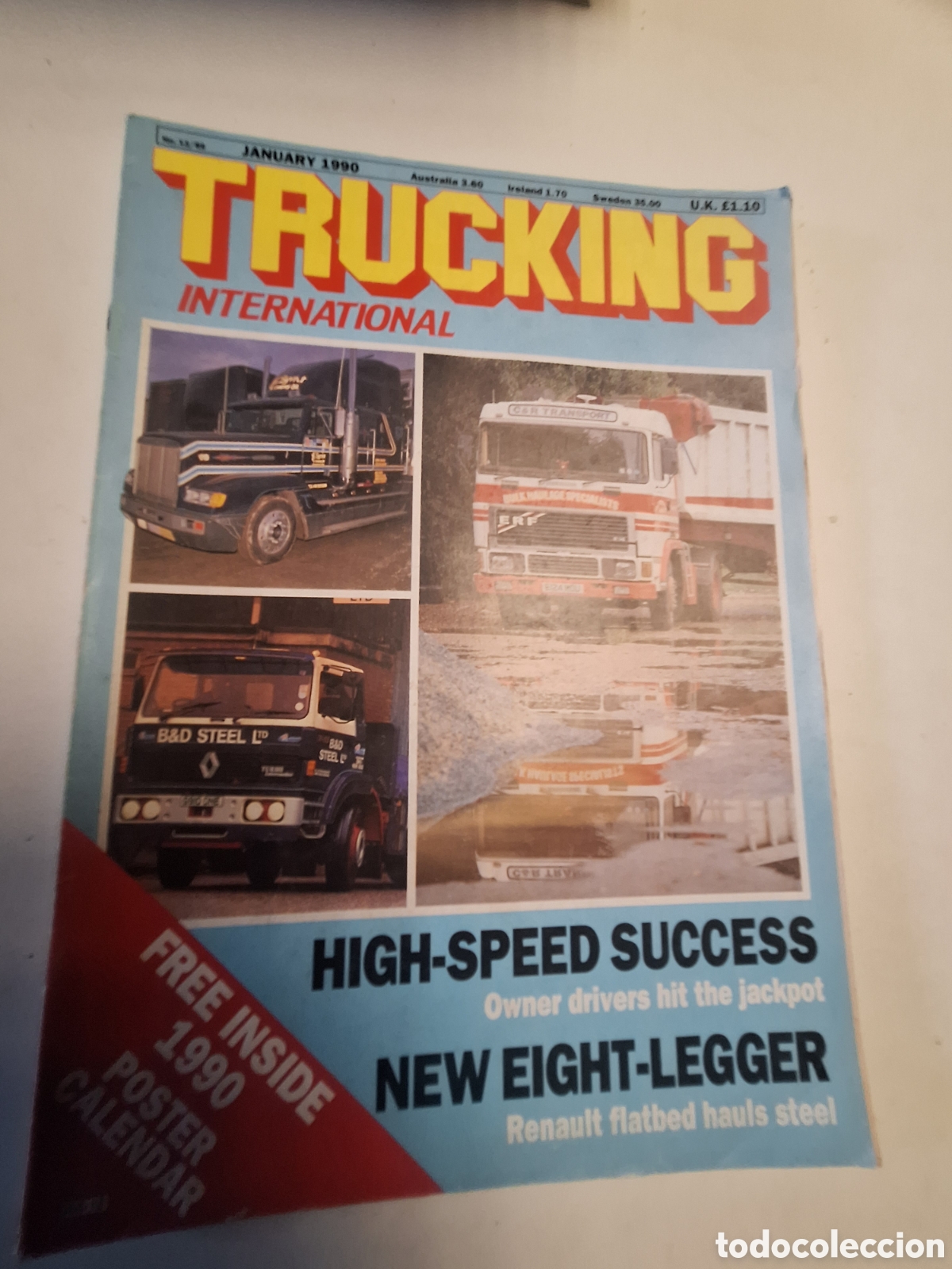 Voitures: Revista trucking de enero 1990 camion