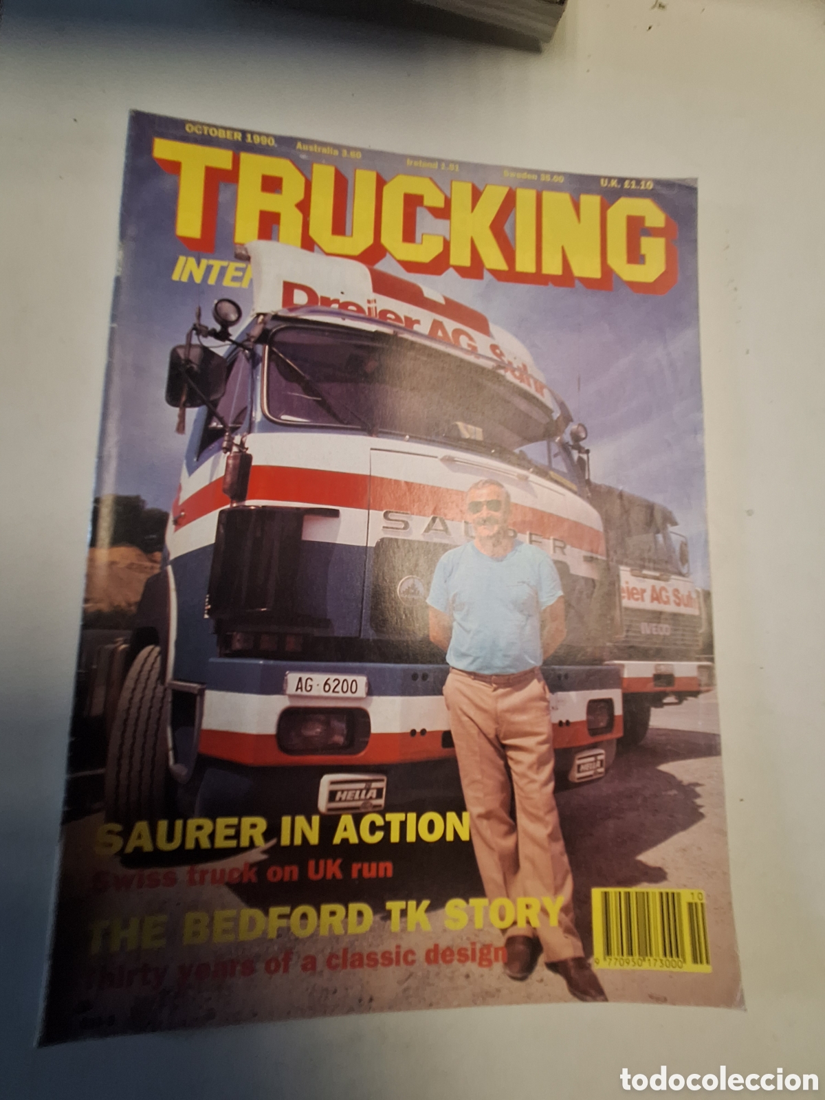 Coches: Revista trucking de octubre 1990 camion