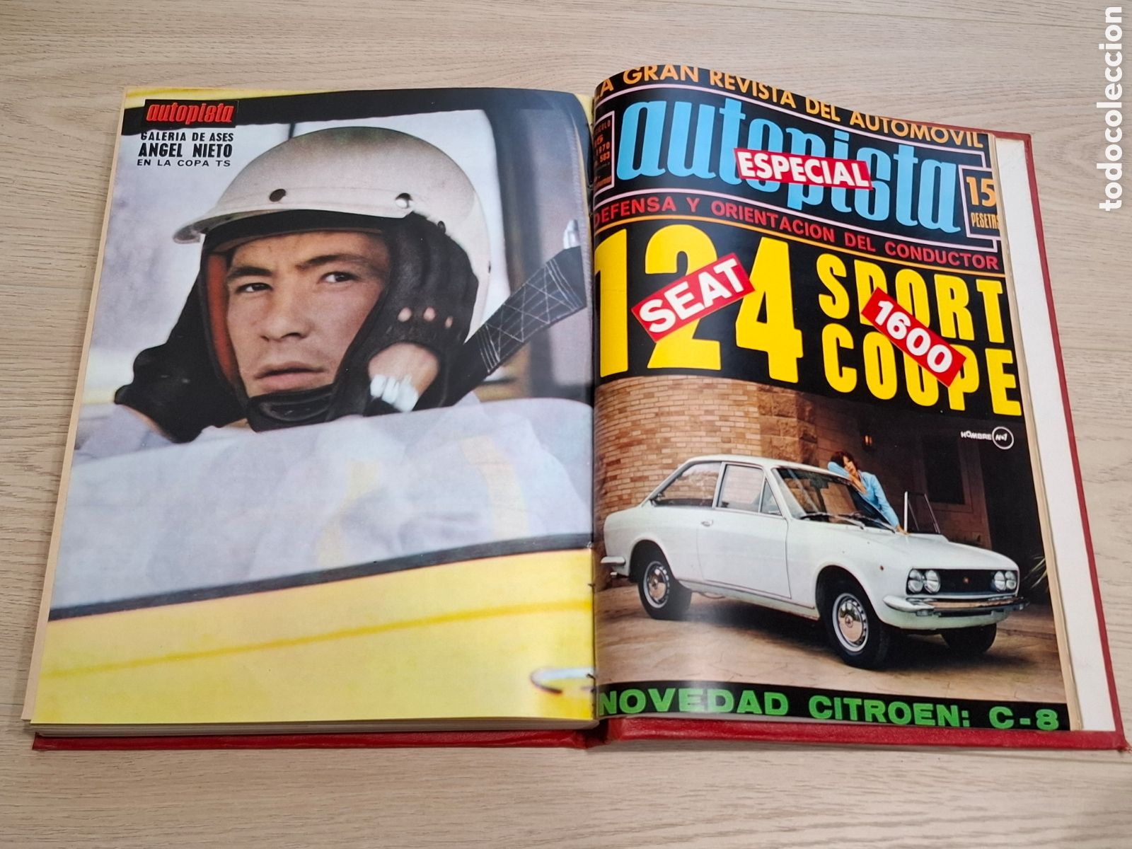 Coches: Revista autopista, tomo con los n&uacute;meros del 566 al 583 de los a&ntilde;os 1969 y 1970