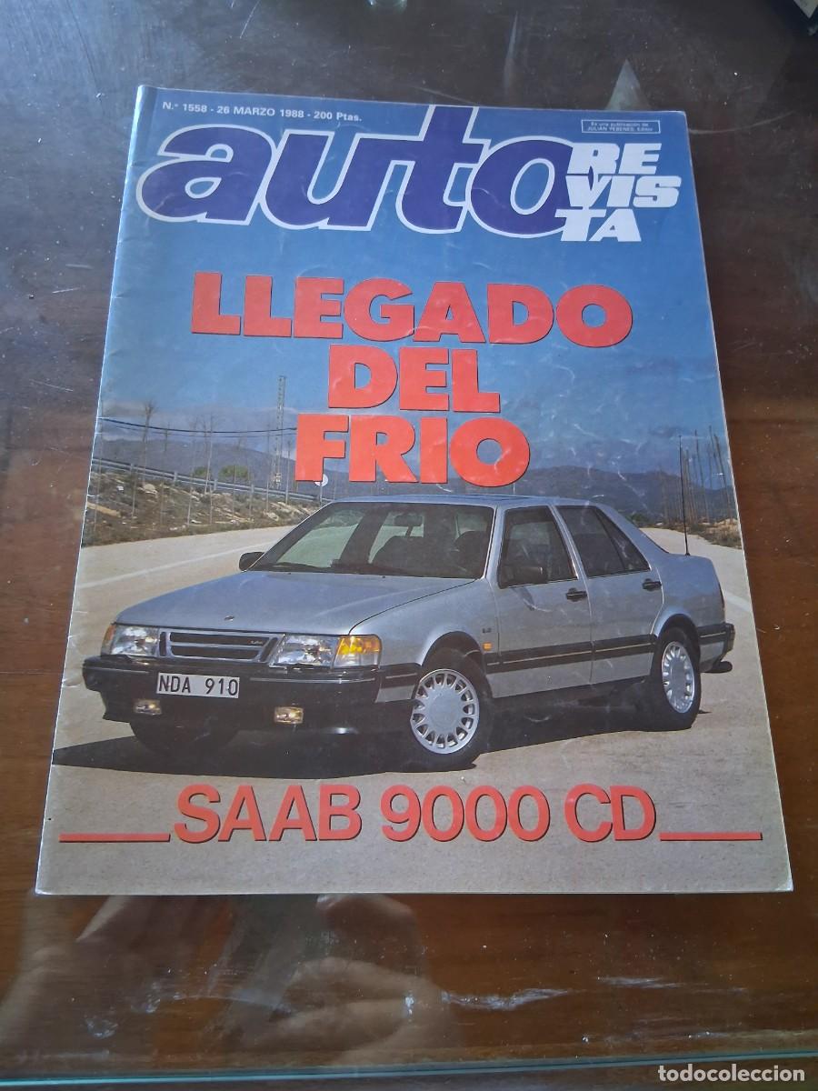 Coches: Revista coche auto 1558 a&ntilde;o 1988 Saab 9000 CD Peugeot 405 Formula GTi de Monroe Rallye Sitges
