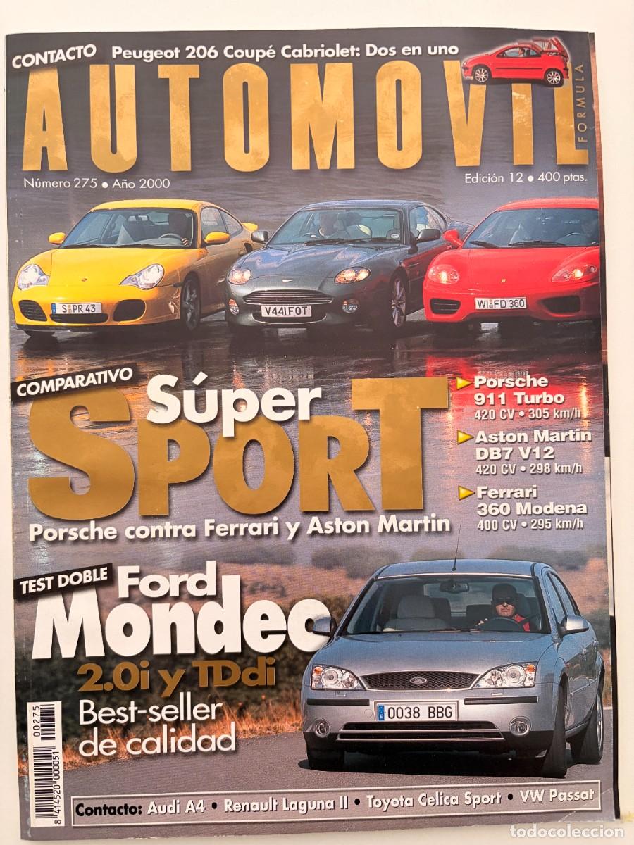 Cars: AUTOMOVIL. N&ordm; 275. A&Ntilde;O 2000. PORSCHE 911 TURBO. ASTON MARTIN DB7 V12. LEER.