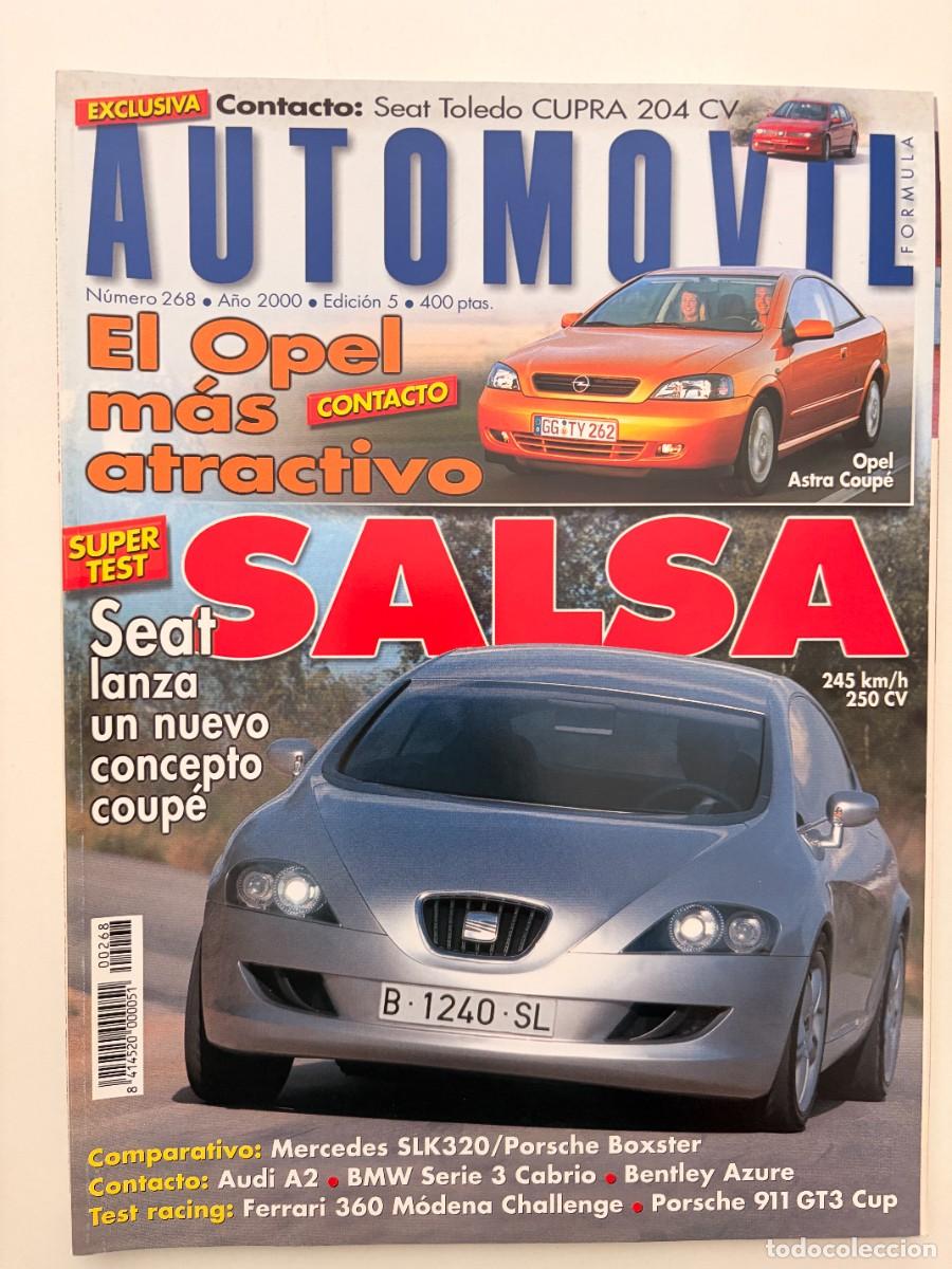 Coches: AUTOMOVIL N&ordm; 268. A&Ntilde;O 2000. SEAT SALSA. OPEL ASTRA COUP&Eacute;. BMW 323 CI CABRIO. BENTLEY AZURE. LEER