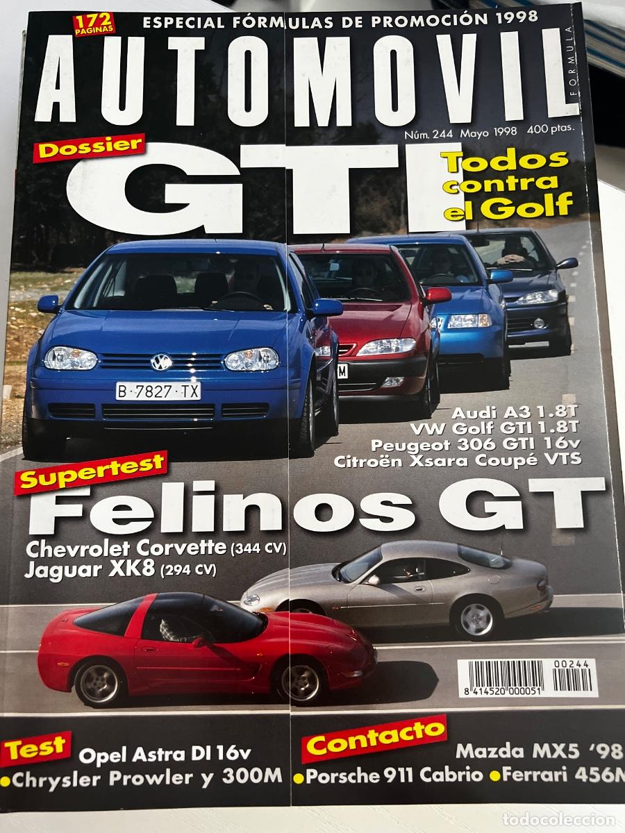 Coches: AUTOMOVIL. N&deg;244. MAYO 1998. XTREME. GTI TODOS CONTRA EL GOLF. LEER