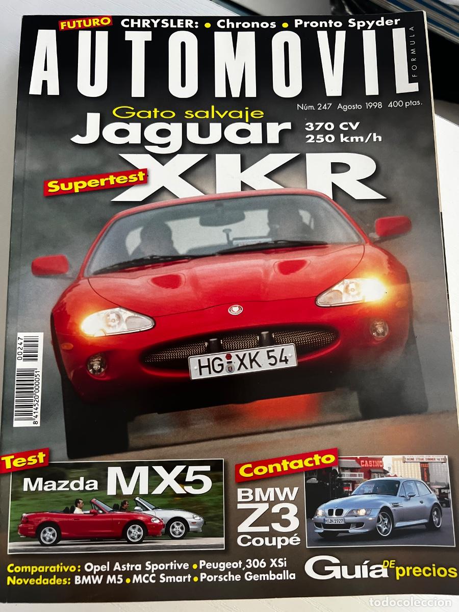 Coches: AUTOMOVIL. N&ordm; 247. AGOSTO 1998. GATO SALVAJE JAGUAR XKR. SUPERTEST. MAZDA MX5