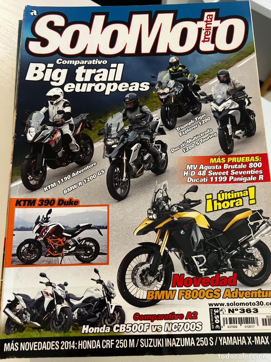 Coches: SOLO MOTO TREINTA. N&ordm; 363. COMPARATIVO HONDA CB500F VS NC700S. KTM 1190 ADVENTURE. LEER