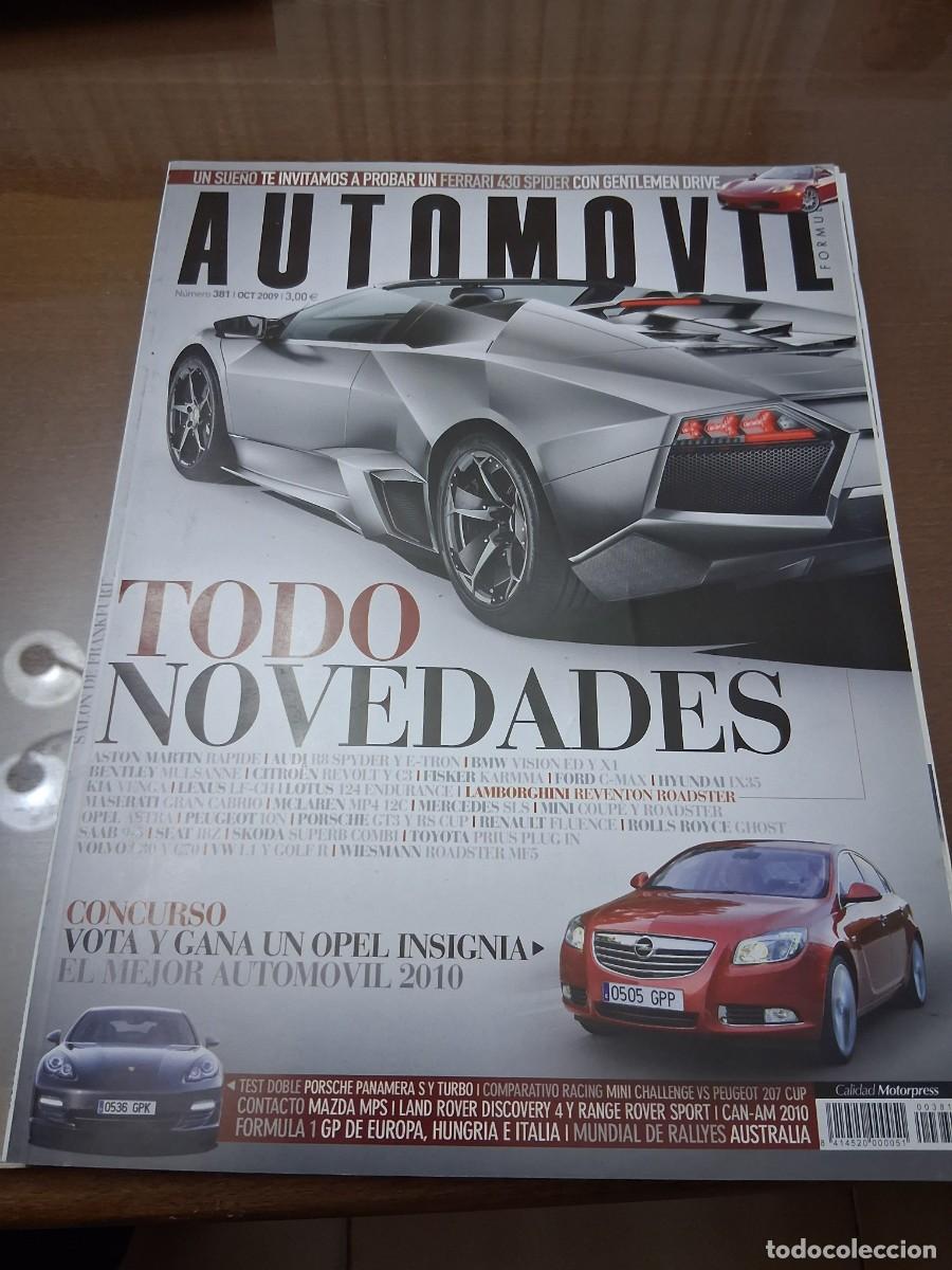 Coches: Revista coche autom&oacute;vil 347 Porsche Panamera CER Ferrol principe de Asturias Land Rover Discovery 4
