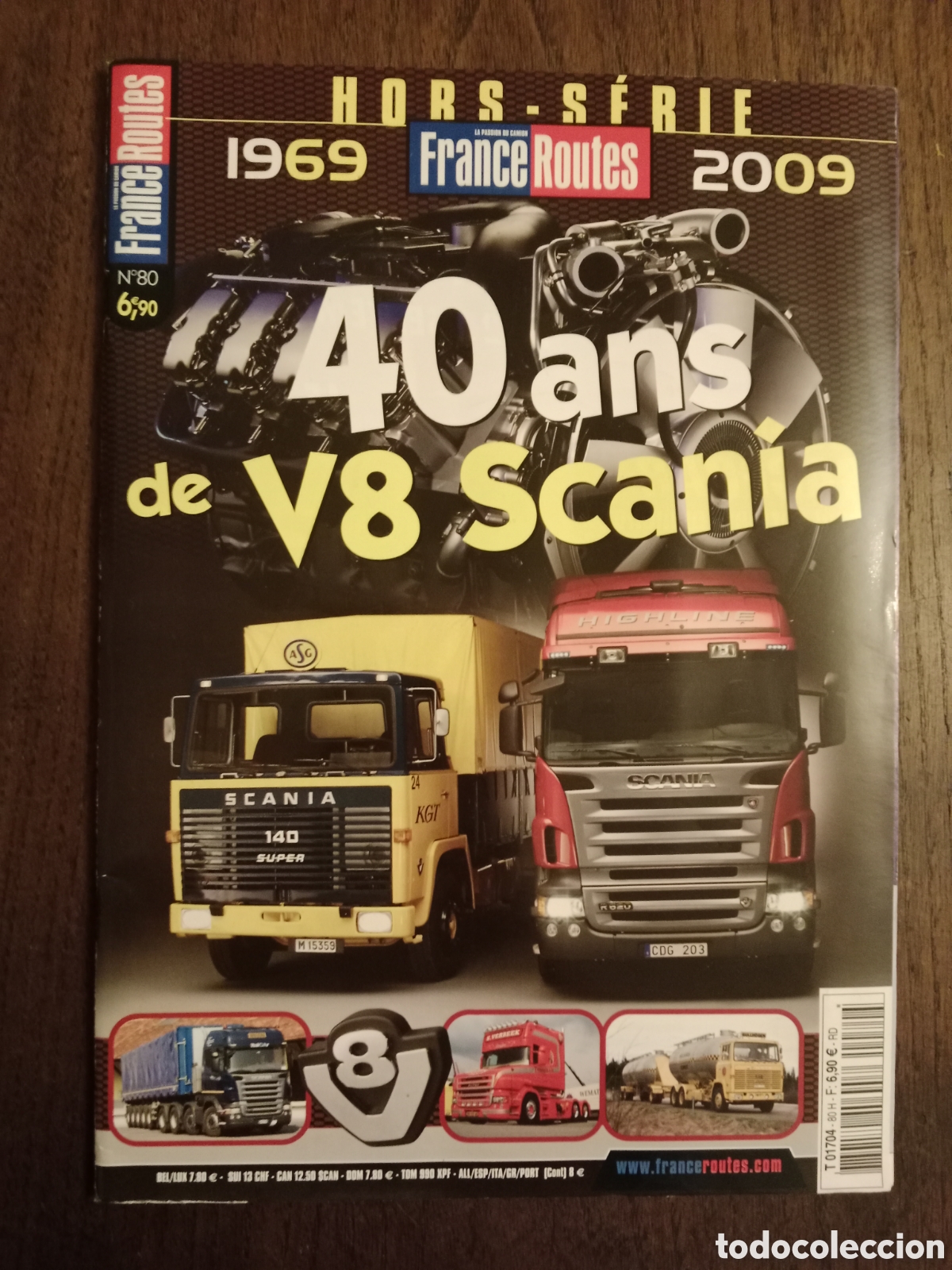 Coches: Revista france routes n. 80 cami&oacute;n Scania 1969 2009