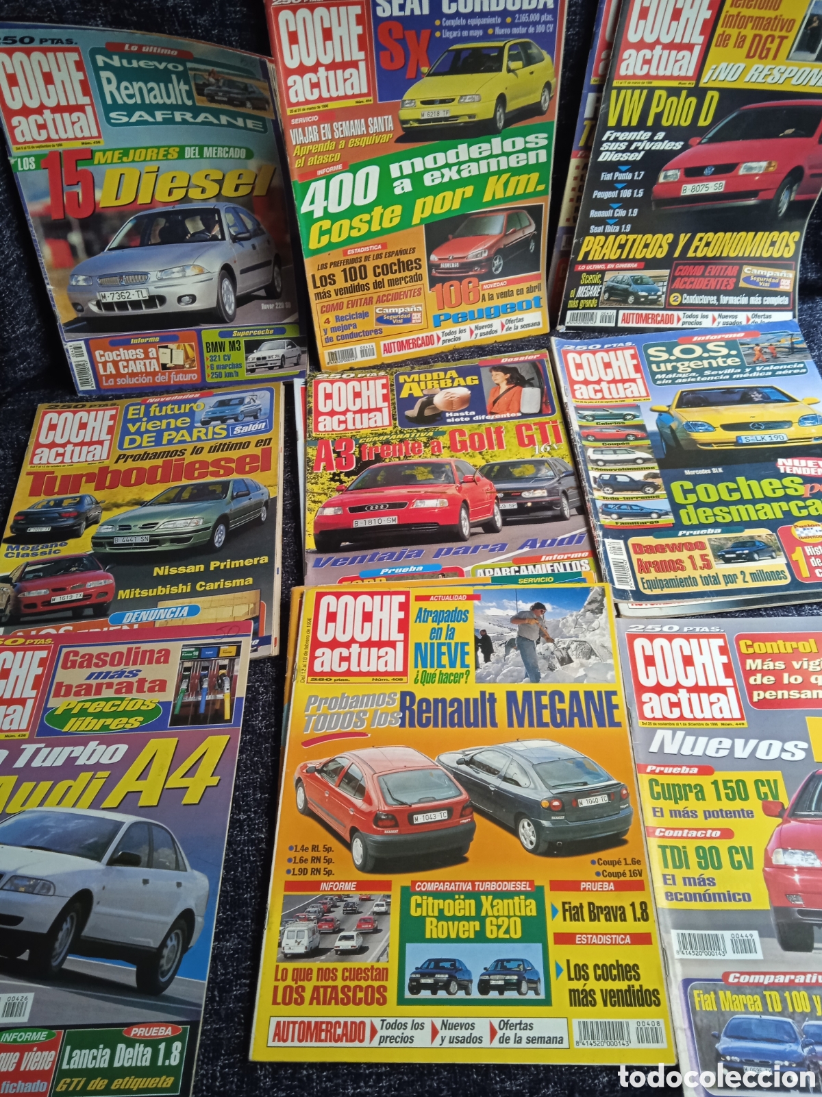 Coches: COCHE ACTUAL -LOTE DE 18 REVISTAS -TODAS A&Ntilde;O 1996