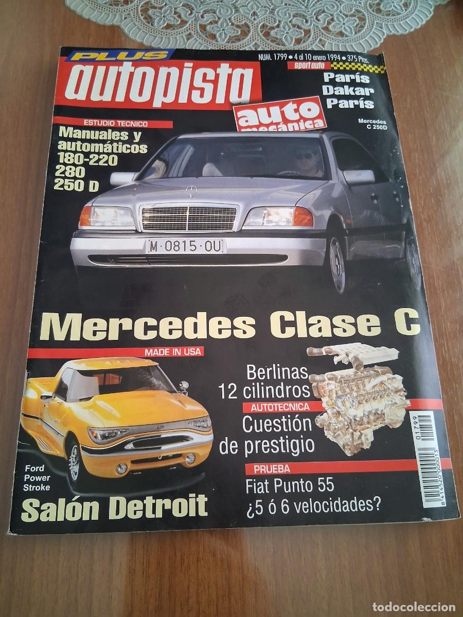 Coches: Revista coche autopista 1799 Mercedes clase C Museo Toyota Aston Martin Vantage