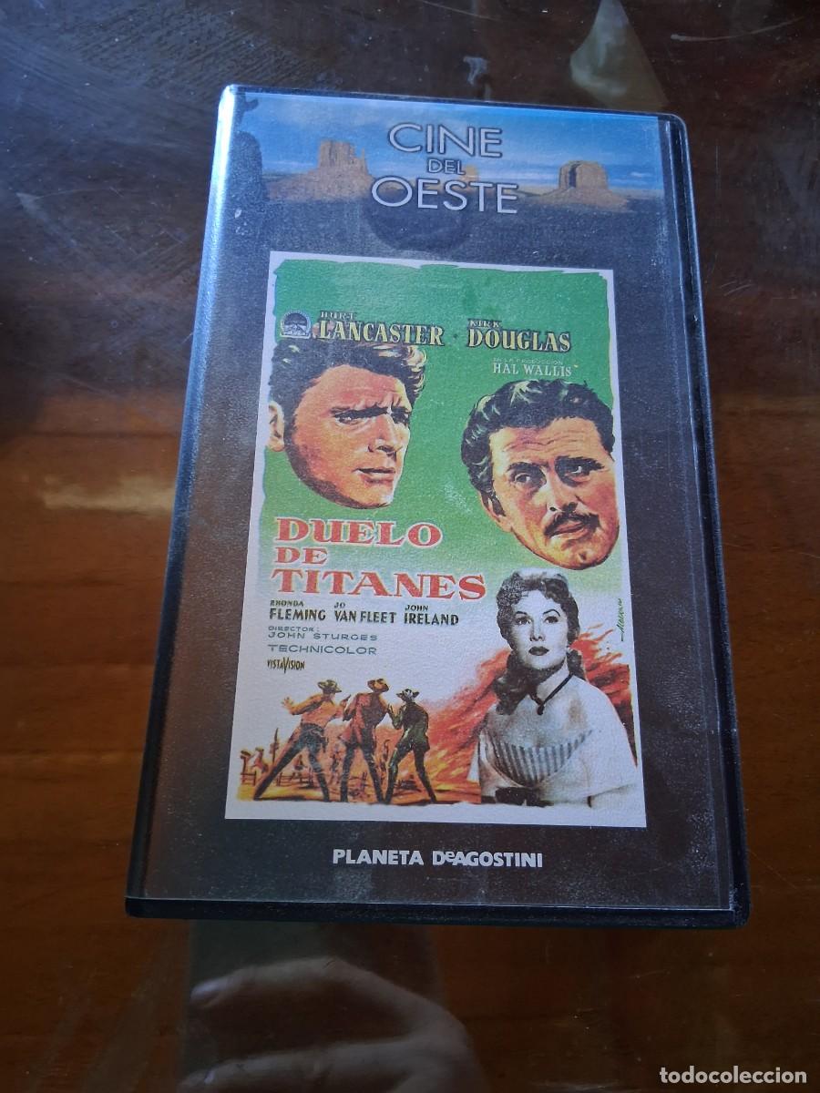 Coches: Pel&iacute;cula vhs cinta de vidio cine del oeste Duelo de titanes Kirk Douglas Hal Wallis Burt Lancaster